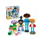 Konstruktors LEGO DUPLO 10423 uzbūvējamu cilvēku komplekts, 71 gab., vecumam no 3 gadiem, figūras augstums 260 mm