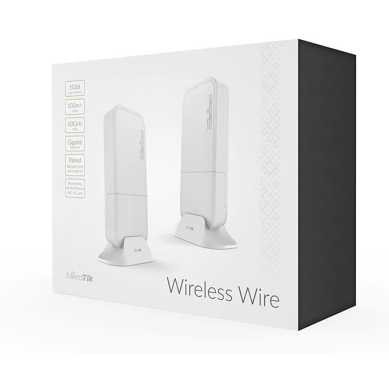 Mikrotik RBWAPG-60ADKIT bezvadu piekļuves punkts 1000 Mbit/s Balts Power over Ethernet (PoE)