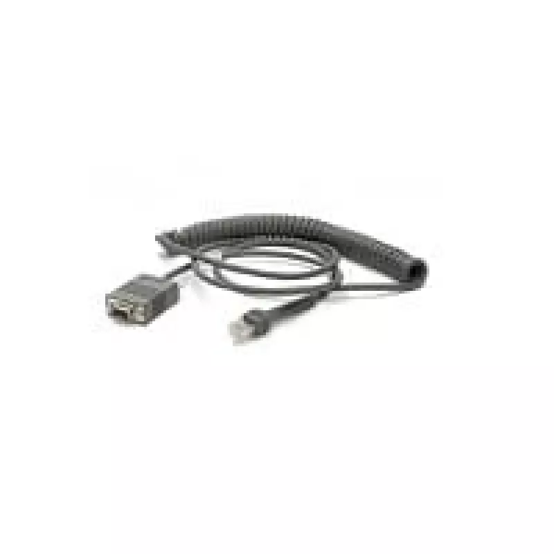 Zebra CBA-RF2-C09ZAR seriālais kabelis, melns, 2,8 m, RS232 DB9