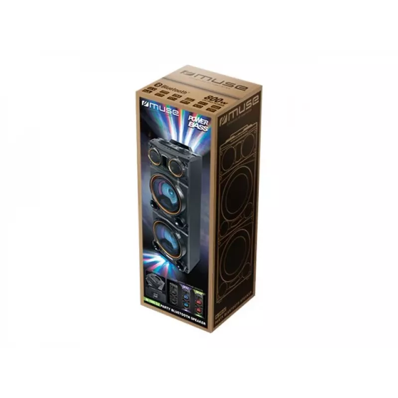 Muse M-1988 DJ portatīvā/ballīšu skaļrunis Melns 800 W