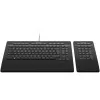 3Dconnexion Pro ar ciparu bloku tastatūra Office USB RF Wireless Bluetooth QWERTZ Swiss Melns