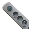 Pārsprieguma aizsargs Qoltec 50163 pelēks 4 maiņstrāvas kontaktligzdas 230 V 1,5 m