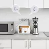 Strāvas sloksne MACLEAN MCE394W — 3 rozetes, 3×USB 2.1A, 110–240V AC, 2500W, 1,5 m kabelis, balta
