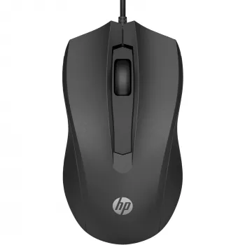 HP vadu pele 105, piemērota abām rokām, optiska, USB Type-A, 1600 DPI, melna