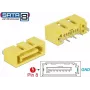 DeLOCK 89886 Vadu savienotājs SATA dzeltens (89886)