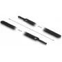 Āķa un cilpas kabeļu saite DeLOCK 19054 250x12mm melna 10 gabali