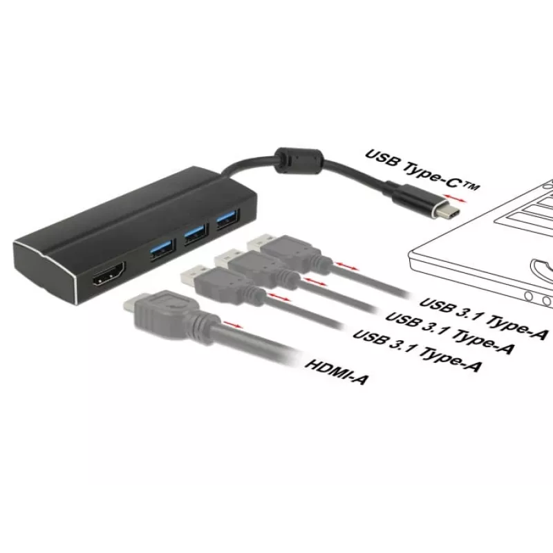 Laptop Dock DeLOCK 63931