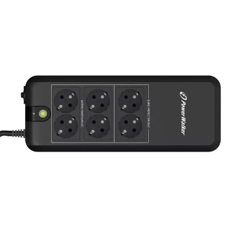 PowerWalker VFD 600 APFC FR Standby (Offline) 0.6 kVA 300 W 6 AC kontaktligzdas