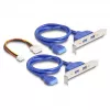 DeLOCK 61066 iekšējais USB 3.2 Gen 1 adapteris M.2 vīrišķais melns
