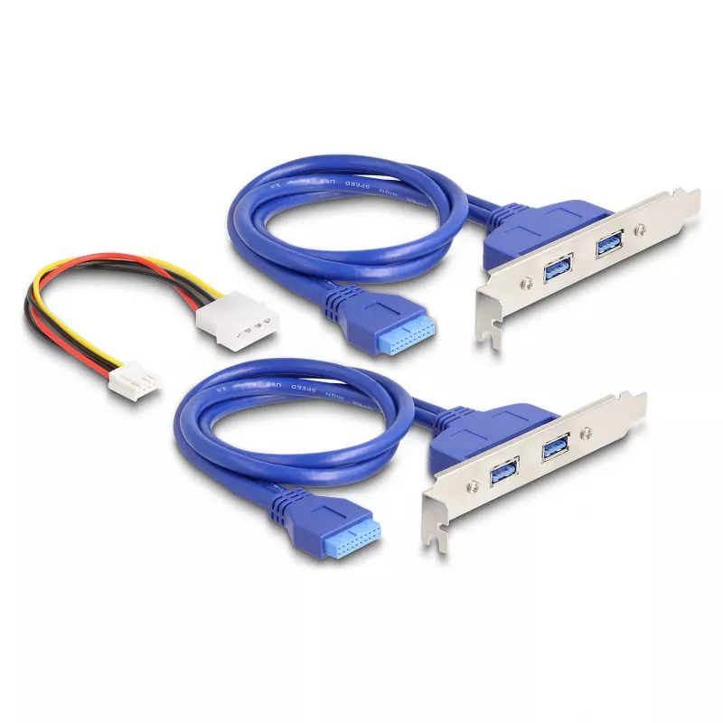 DeLOCK 61066 iekšējais USB 3.2 Gen 1 adapteris M.2 vīrišķais melns