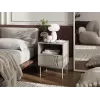 Naktsgaldiņu komplekts 2 gab. cama meble TRESSE 44×40×53 cm, kašmira matēts, 1 atvilktne, 16 mm rāmis
