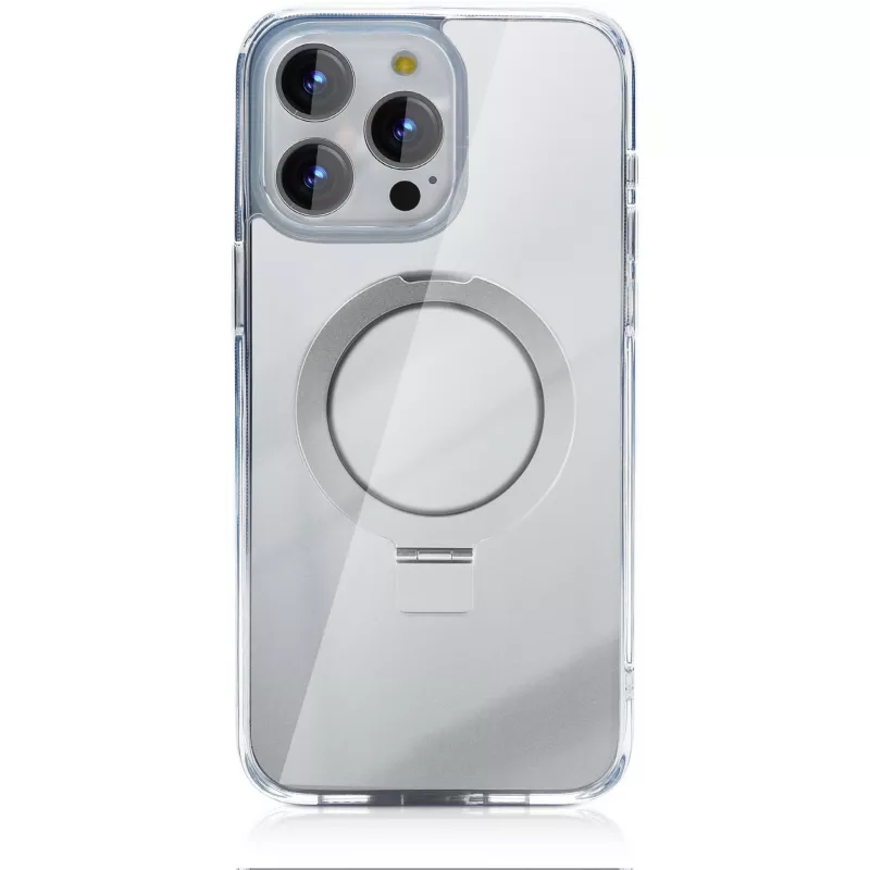StyleShell SHOCKFlex ar statīva funkciju, telefona vāciņš caurspīdīgs, iPhone 16 Pro Max, saderīgs ar MagSafe
