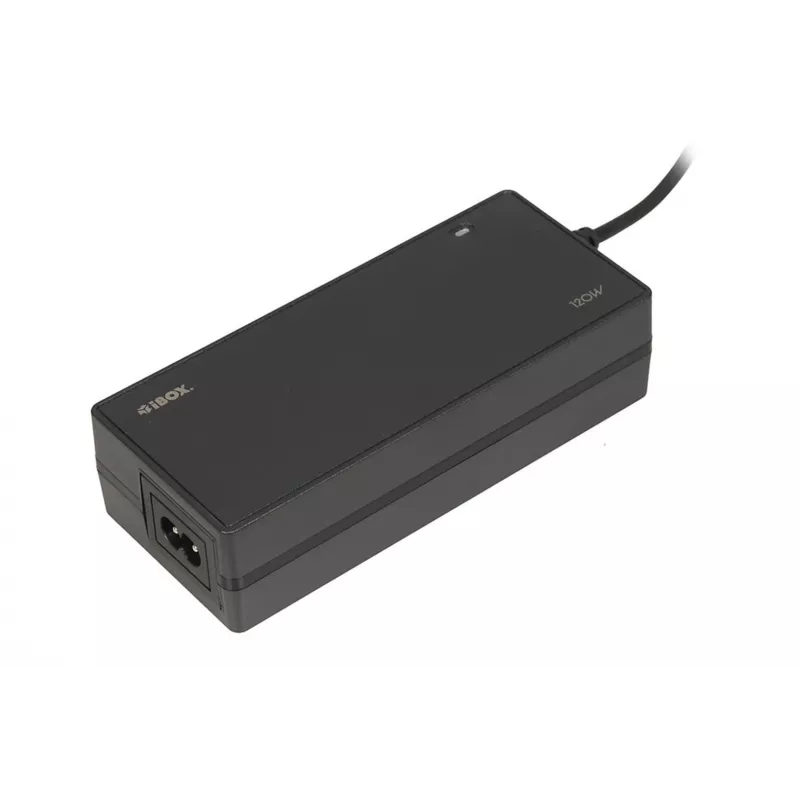 iBox IUZ120WA barošanas adapteris/invertors Iekštelpu 120 W Melns
