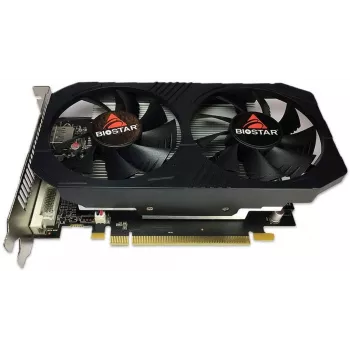 BIOSTAR Radeon RX 560 4 GB GDDR5 grafiskā karte, 128 bitu, PCIe 3.0, 1275/1175 MHz, HDMI+DP+DVI
