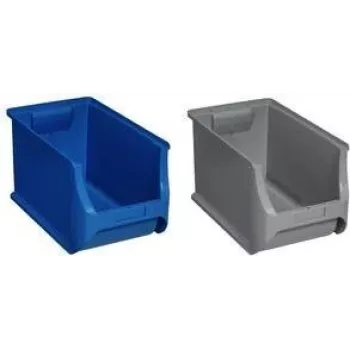 Uzglabāšanas kaste allit ProfiPlus 456274 – plastmasas organizēšanas konteiners 355×205×200 mm, zila