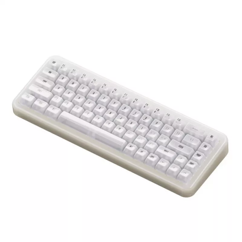 Mehāniskā spēļu tastatūra AKKO YU01 balta Jade 65% RGB ar Piano Pro slēdžiem