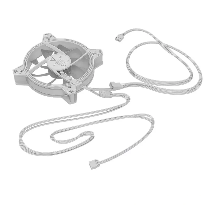 120mm korpusa ventilators MODECOM VOLCANO APEX 120 ARGB balta — 120mm ARGB dzesēšanas ventilators