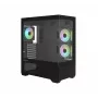 PC korpuss CHRONIX V2 Mid Tower ARGB ventilators x3 melns