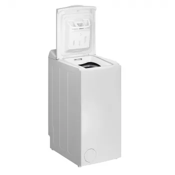 INDESIT augšas ielādes veļas mašīna BTW L60400 EE/N, energoefektivitātes klase D, 6kg, 1000 apgr./min, Dziļums 60 cm