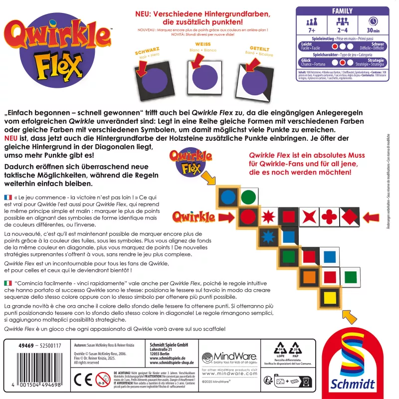 Qwirkle Flex, galda spēle