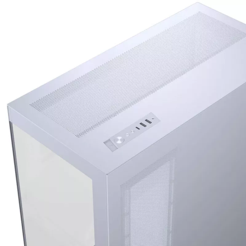 PHANTEKS NV-Series NV5 MK2 ATX korpuss, rūdīts stikls, DRGB - matēti balts + 3 gab. M25 Gen2 PWM D-RGB ventilatoru komplekts ar reverso lāpstiņu + 1x parastais ventilators - 120mm