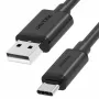 USB-A uz USB-C kabelis Unitek C14068BK, 2 m, USB 2.0, melns, vīrišķais-vīrišķais
