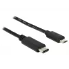 USB kabelis DeLOCK 0,5 m USB2.0-C Micro-USB B melns
