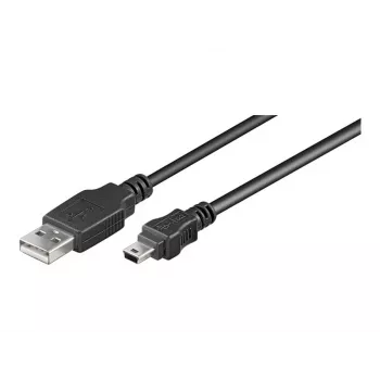 Goobay | USB 2.0 Hi-Speed kabelis | 50768 | USB-A uz mini-USB USB 2.0 vīrišķais (A tips) | USB 2.0 mini vīrišķais (B tips, 5 kontaktu)