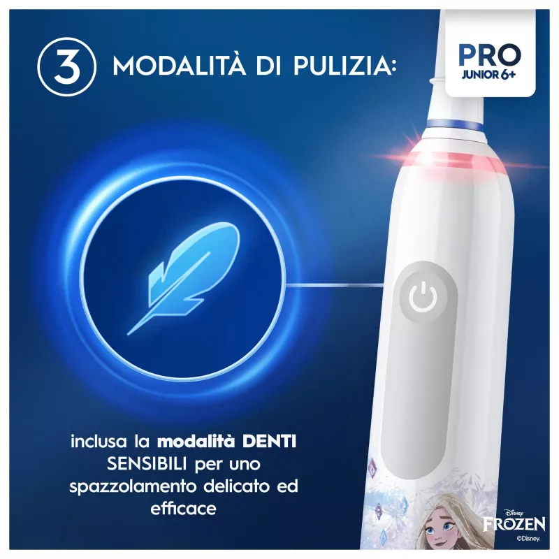 Rotējoša zobu birste Oral-B PRO Junior Frozen