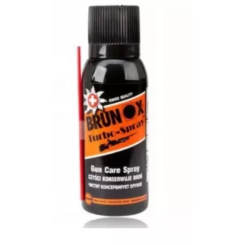Eļļošanas aerosols BRUNOX Turbo Spray Oil B100 — 100 ml tīrīšanas un kopšanas eļļa, marķēta ar vides bīstamības zīmi