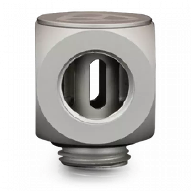 Thermal Grizzly DeltaMate Rotary T – ūdens dzesēšanas savienojums, matēts niķelis, 1 gab. (TG-DM-FIT-0204)