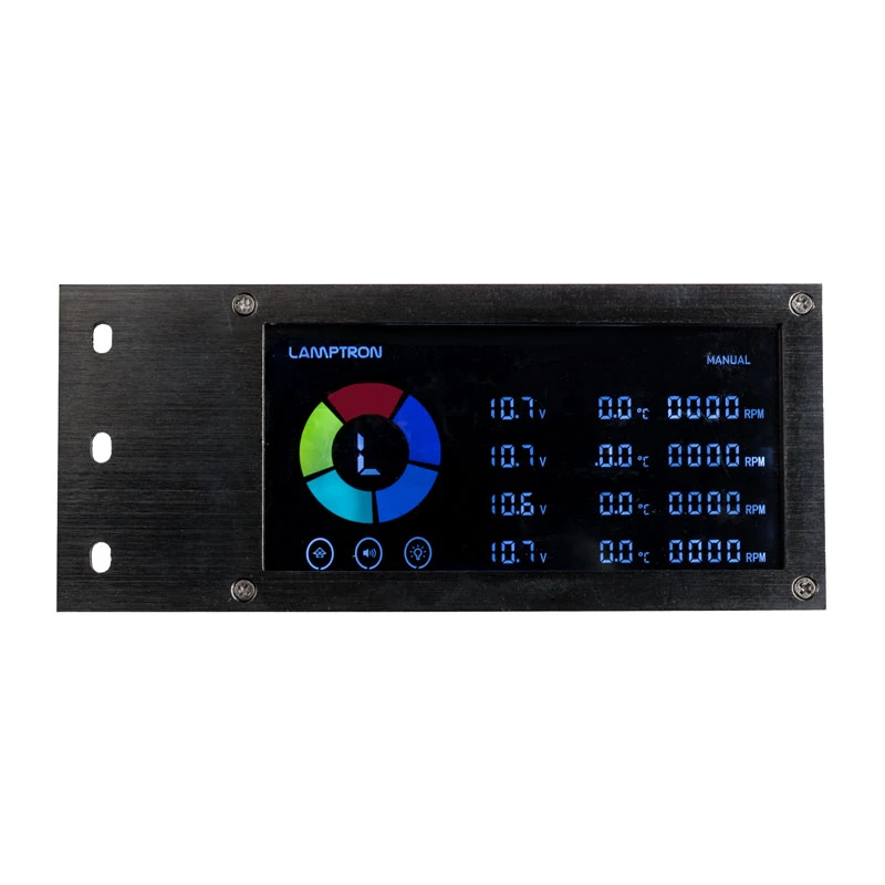 Lamptron SM436 PCI ventilatora un RGB LED kontrolieris, melns