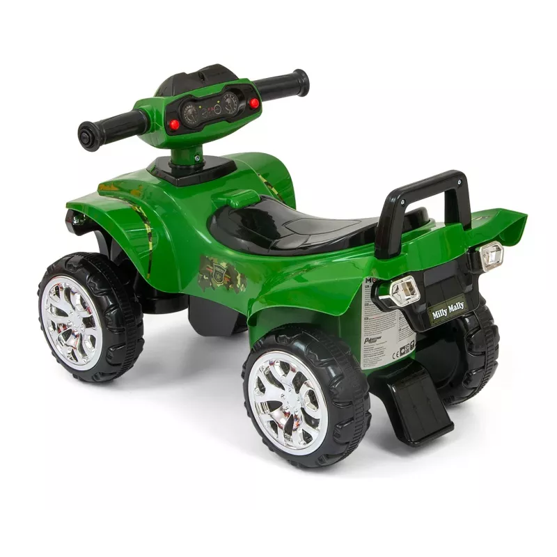 Rotaļu braucamrīks maziem bērniem milly mally Ride-on Monster Military modelis 27515