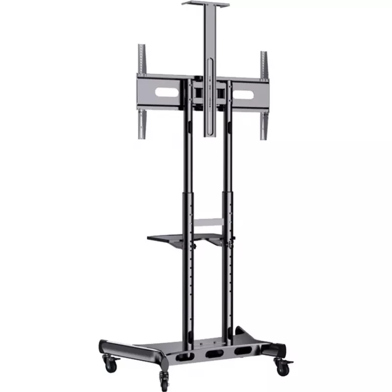 HAGOR HP Twin Stand HD - Ratiņi - plakanajiem ekrāniem / AV aprīkojumam - melni - Ekrāna izmērs: 140-213 cm (55-84) - Montāžas saskarne: līdz 800 x 500 mm (8210)