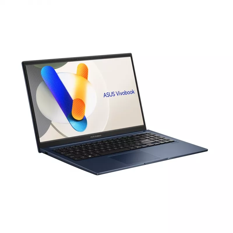 Klēpjdators ASUS Vivobook 15 X1504VA-BQ4291 — Intel Core 5 120U, 15,6 collu FHD IPS līmeņa 60 Hz 250 nitu AG, 16 GB DDR5, 512 GB SSD, Intel Graphics, WLAN+BT, 720p kamera, 42 Wh, bez OS