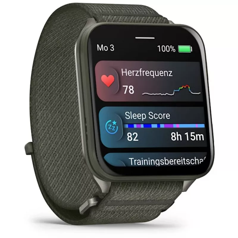 Garmin Venu X1 5.08 cm (2) AMOLED digitālais 448 x 486 pikseļu skārienekrāns Pelēks Wi-Fi GPS (satelīts)