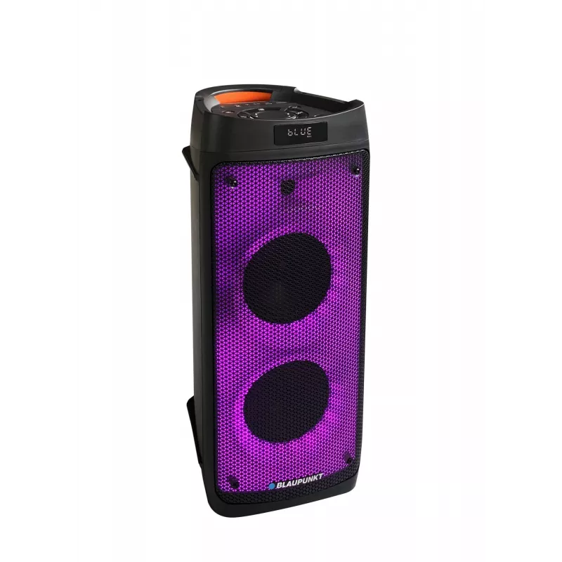 Sistēmas audio PLL FM USB/SD/BT 2xKaraoke FULL LED PartyBox