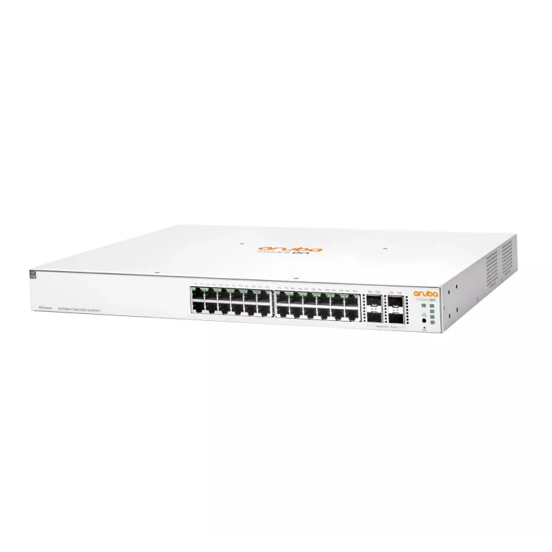 HPE Aruba Networking Instant On 1930 24G Class4 PoE 4SFP/SFP+ 370W pārvaldīts L2+ Gigabit Ethernet (10/100/1000) Power over Ethernet (PoE) 1U balts