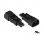GoodConnections C14 > C7 (ST-BU) IEC ierīces strāvas adapteris, melns