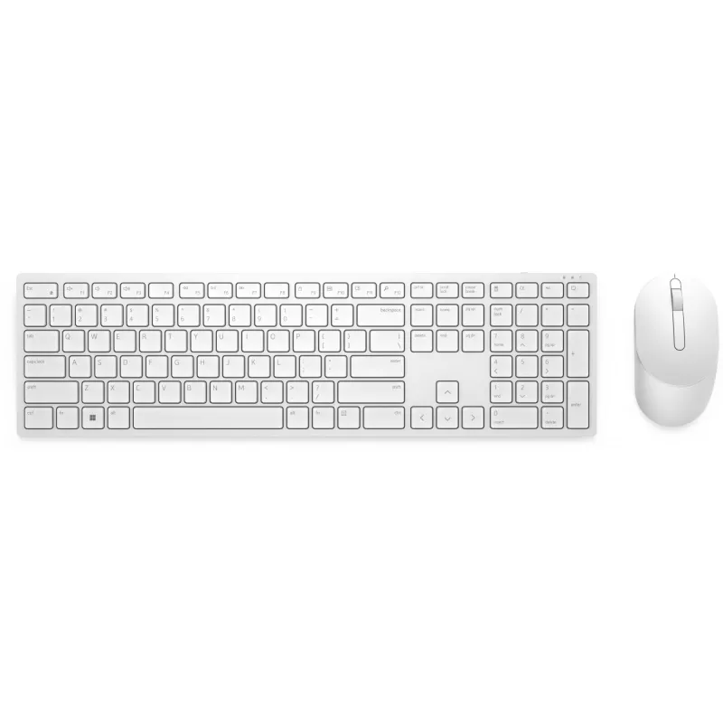 DELL Pro tastatūra and pele - KM5221W - French (AZERTY) - balta