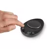 Virtuves svari Caso FinoCompact 03201 — 0,5 kg ietilpība, 1 g iedaļa, LED displejs, nerūsējošais tērauds/melns