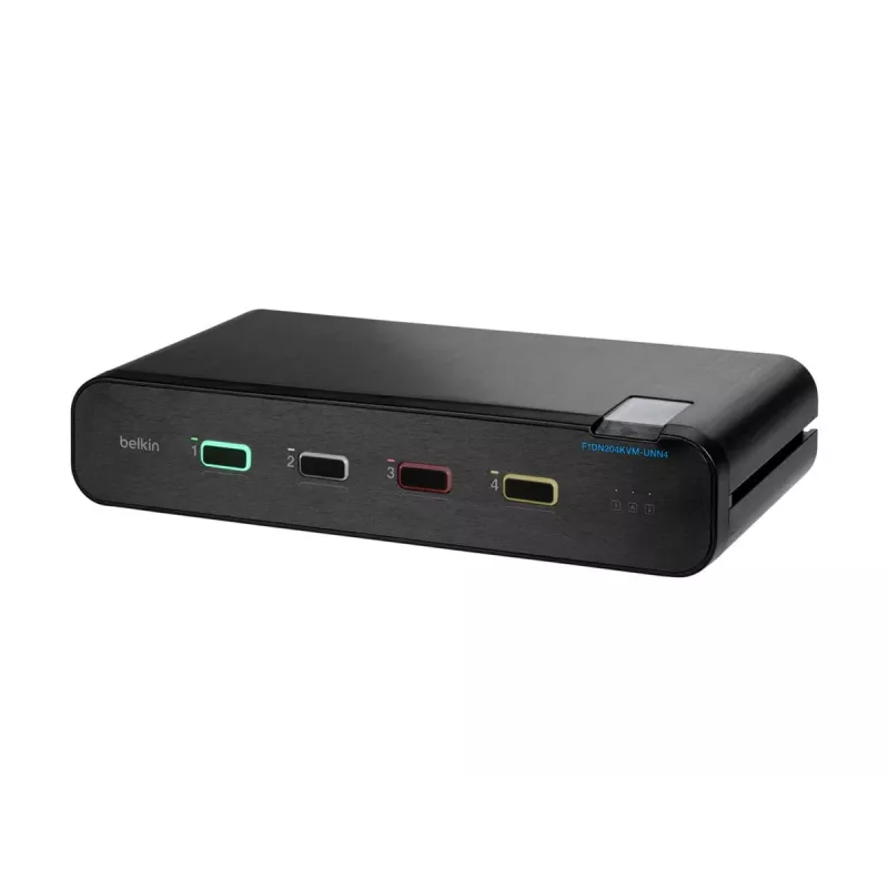 KVM slēdzis Belkin F1DN204KVM-UNN4 HDMI 4K USB, montāža statnē