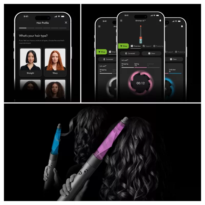 Dyson Airwrap i.d. Multistyler Warm Pink, Rose gold 1300 W 2.675 m