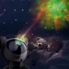 Hawk HW-STAR02 astronauta zvaigžņu projektors ar pulksteni hroma izpildījumā