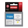 Tintes kasetne ActiveJet AE-1304N dzeltena, saderīga ar Epson, augsta (XL) ietilpība, 18 ml krāsvielu bāzes tinte