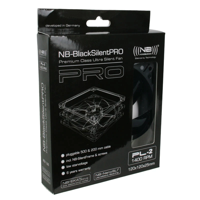 Fan Noiseblocker BlackSilentPro PL2