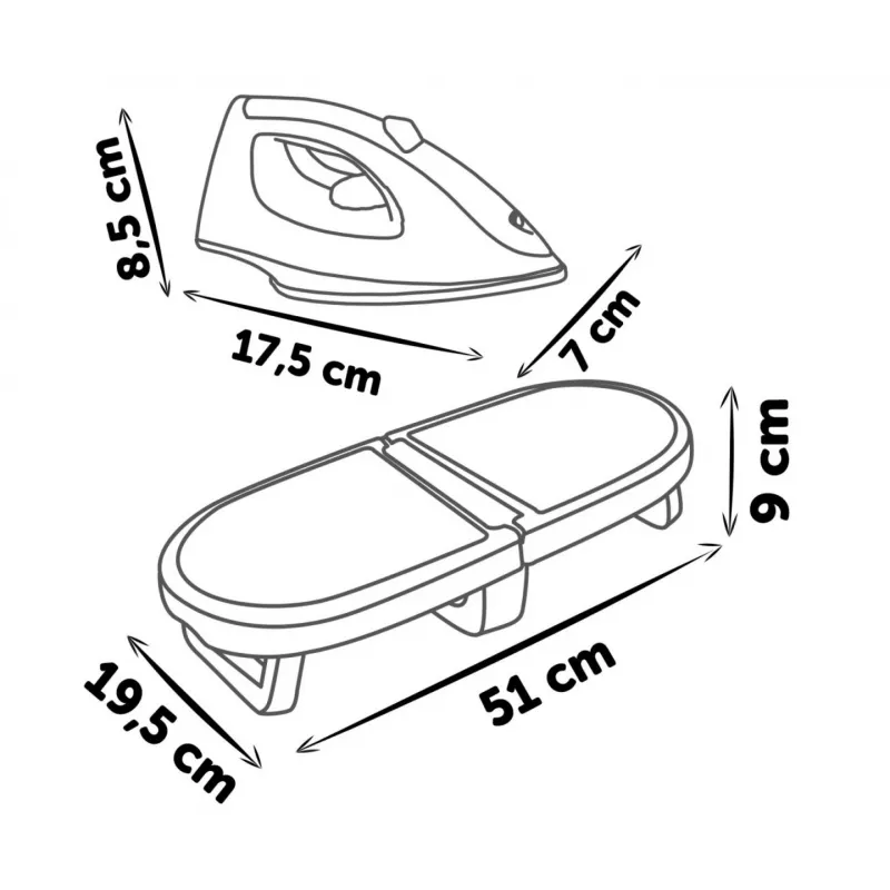 Saliekams gludināmais dēlis Tefal