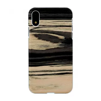 Vāciņš man and wood iPhone XR — balta Ebony apdare