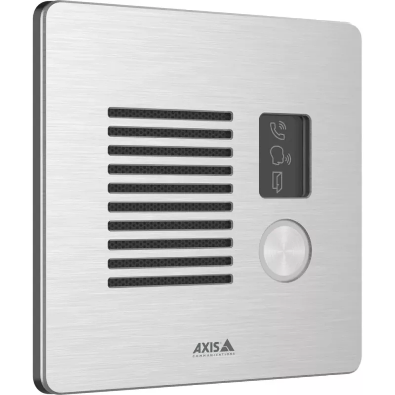 AXIS I7010-VE nerūsējošā tērauda bezvadu domofona stacija, IP66/IP69, 92 dB
