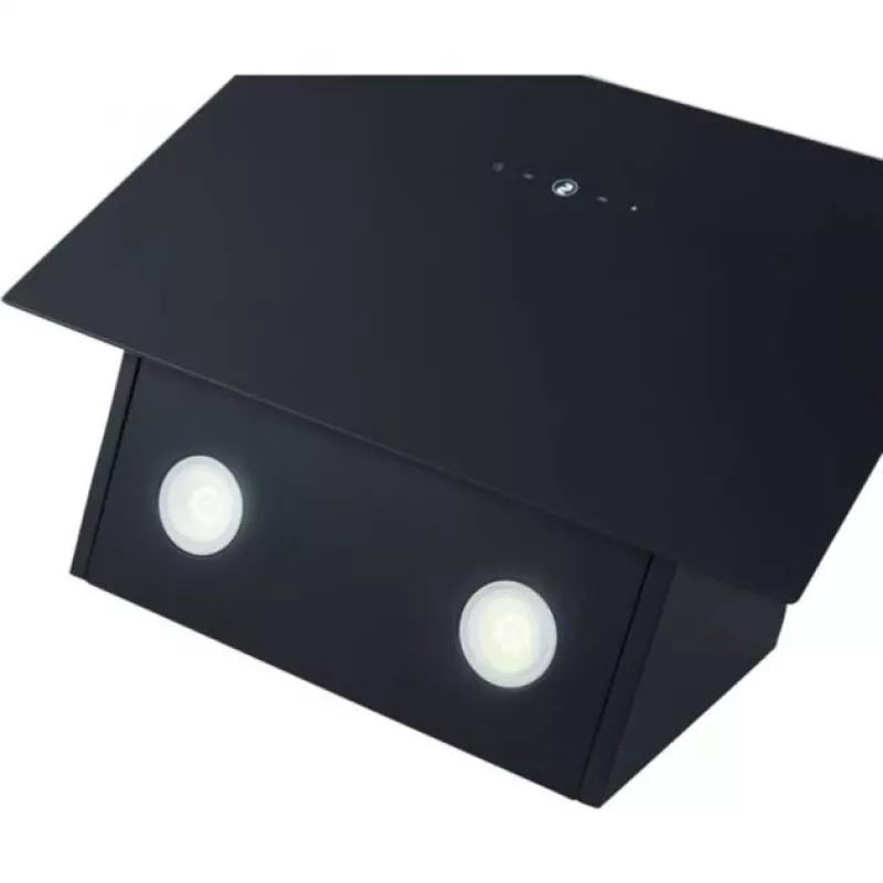 Wall-mounted hood Bomann DU 7606.1 G — Melns, A++ energy, 150 mm exhaust, 61 dB, 12 kg